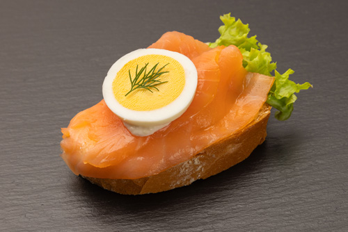 Echt Lachs fein geräuchert